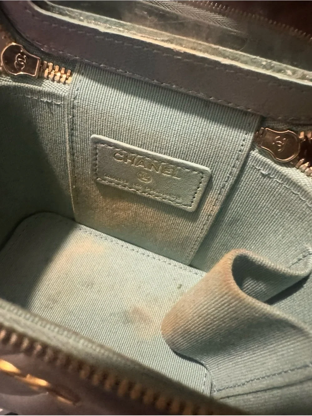 Chanel Green/Gray Vanity